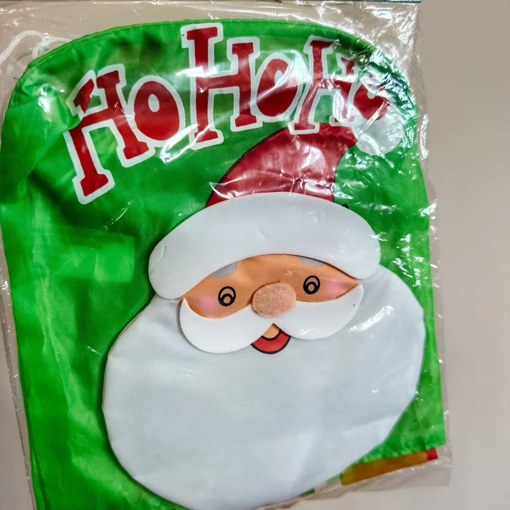 VTG New Holiday Time Christmas Santa Windsock Decor‎ 35